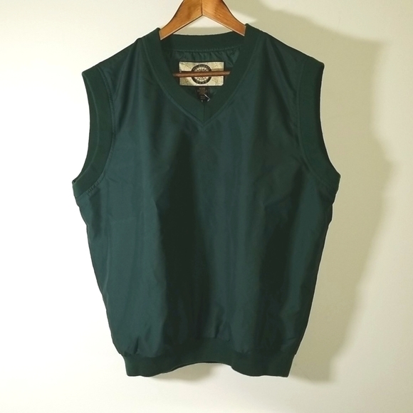 North End Micro Plus Men's Golf Vest Alpine Green All Climate Wear - Picture 2 of 9